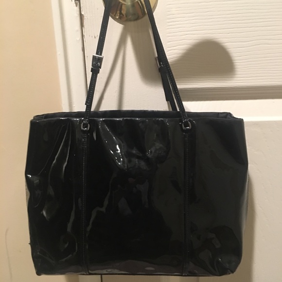 Prada Handbags - Vintage Prada Black Patent Bag